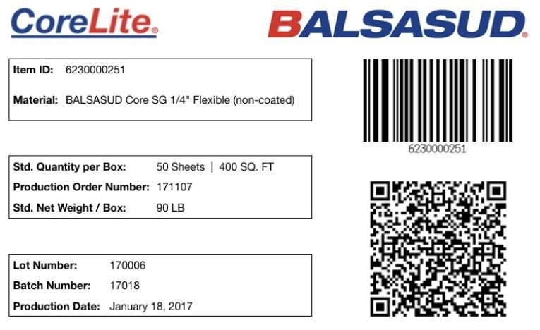 BALSASUD Core Label